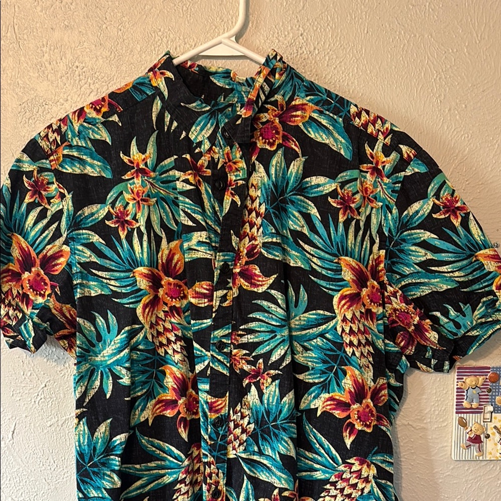 George Black Casual Button Down Shirt with Short Sleeves